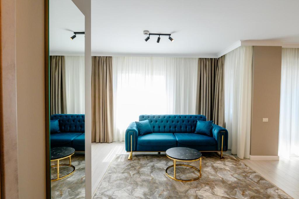 Posezení v ubytování Elitte Inn & Suites