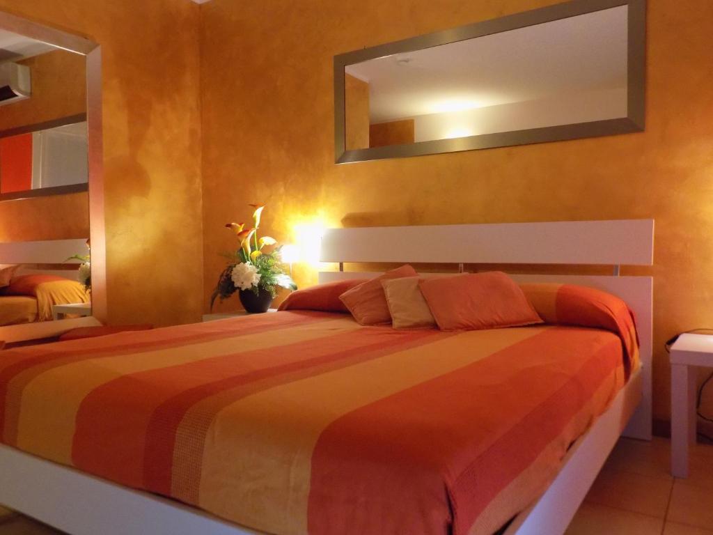 Postel nebo postele na pokoji v ubytování Hotel Residence Sole