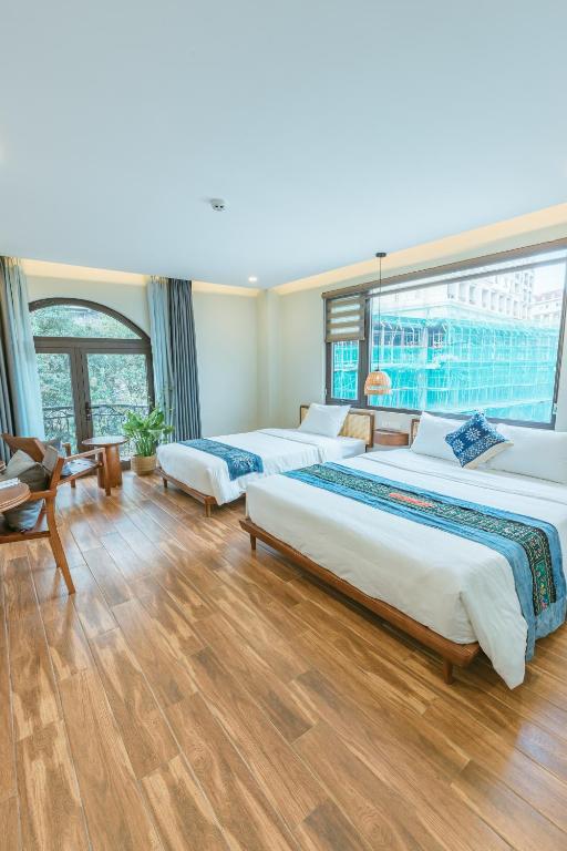 Sapa Yen Hotel - Drievoudige Kamer Met Balkon