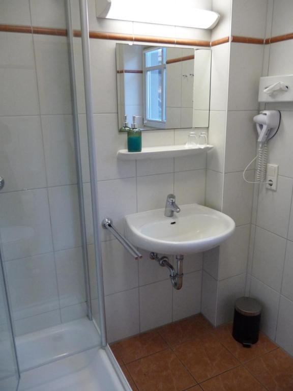 Koupelna v ubytování Gasthof Ziegelhof