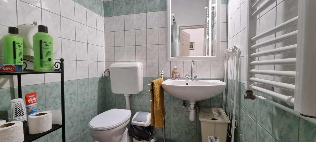 Koupelna v ubytování Universal Apartment Budapest