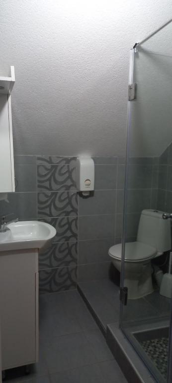 Koupelna v ubytování Zelena Dolina