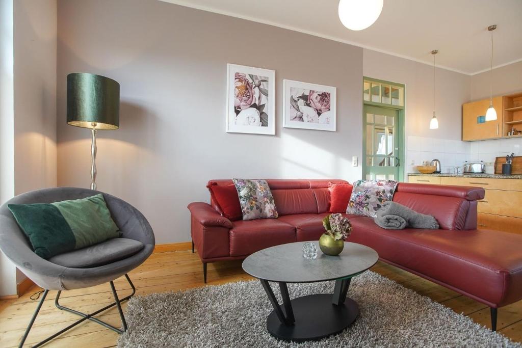 Χώρος καθιστικού στο FeWo Claudia