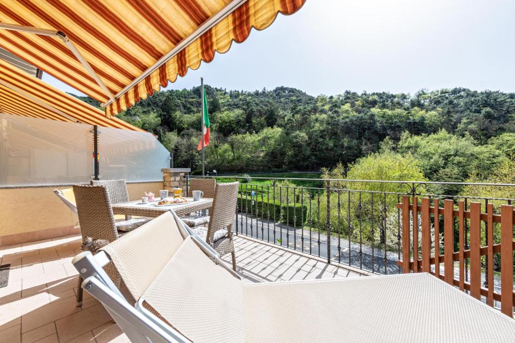 Balkón nebo terasa v ubytování Residence Tatiana A1