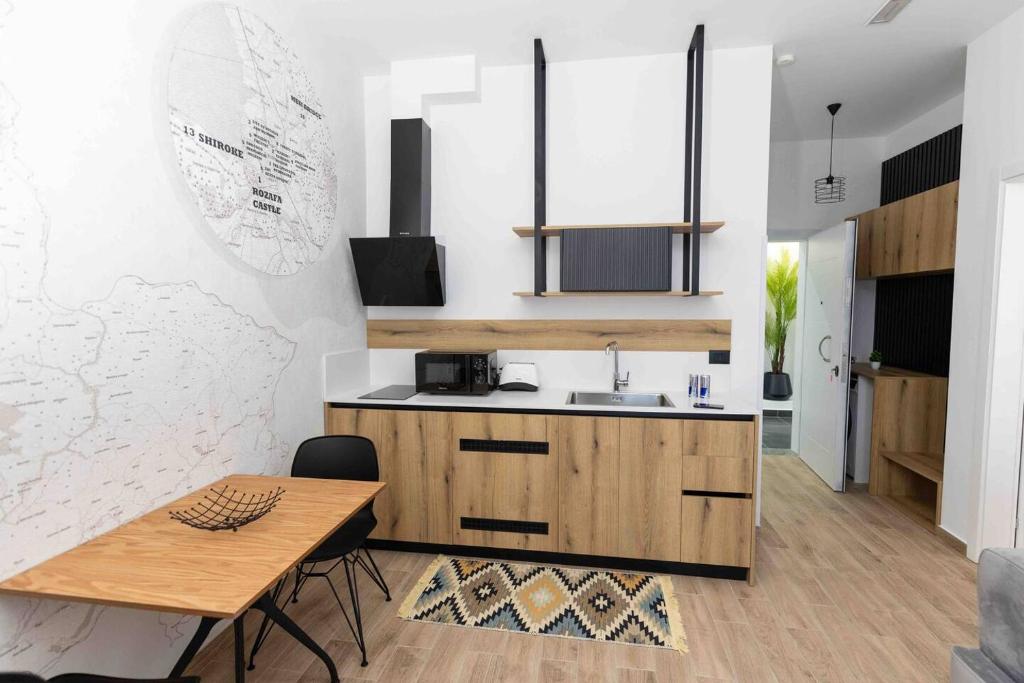 Kuchyň nebo kuchyňský kout v ubytování Sublime Bnb