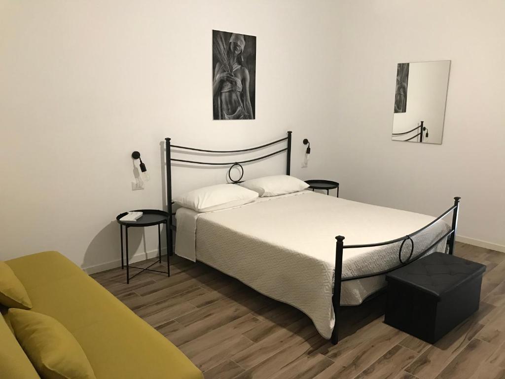 Postel nebo postele na pokoji v ubytování Latomia del Paradiso chambres et vacances