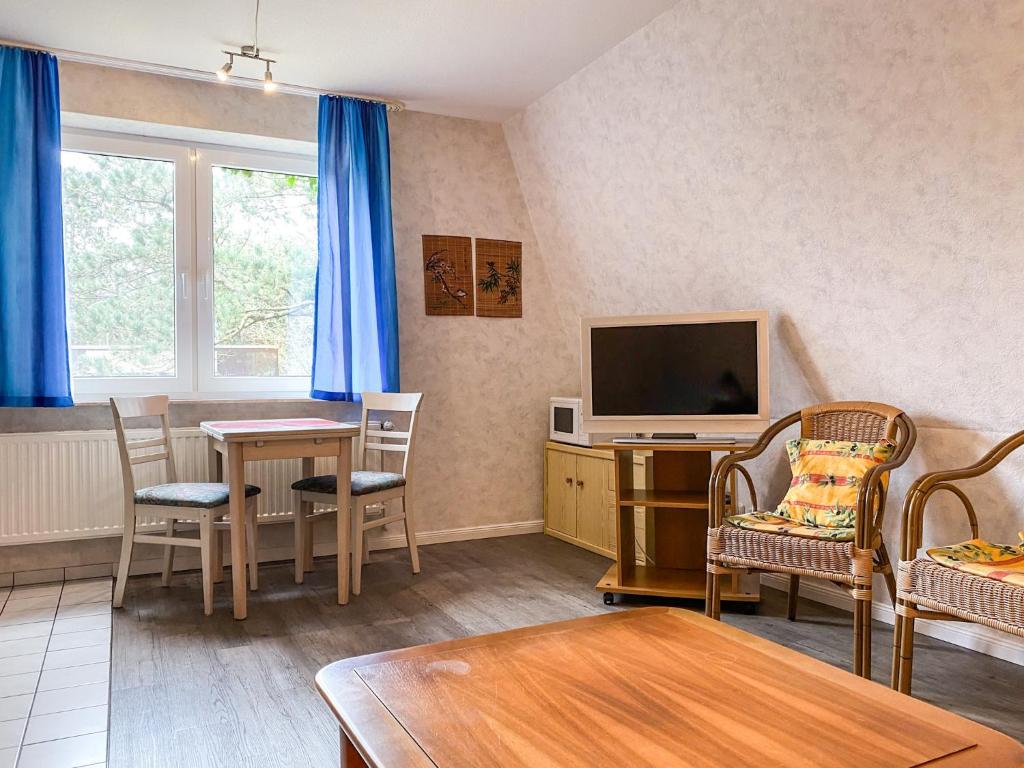 TV a/nebo společenská místnost v ubytování Hotel Garni Silvana