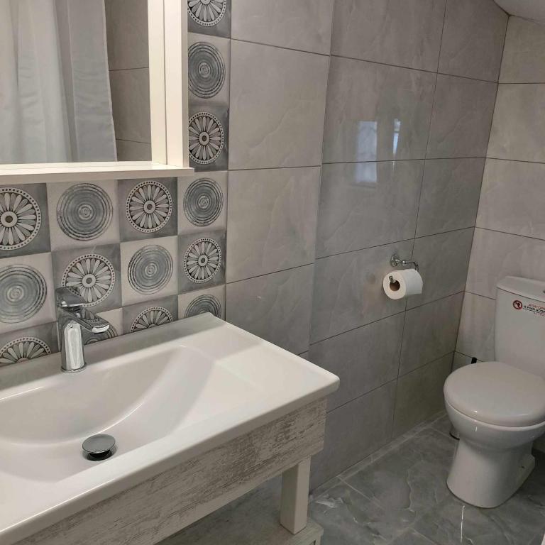 Koupelna v ubytování Villa Vista