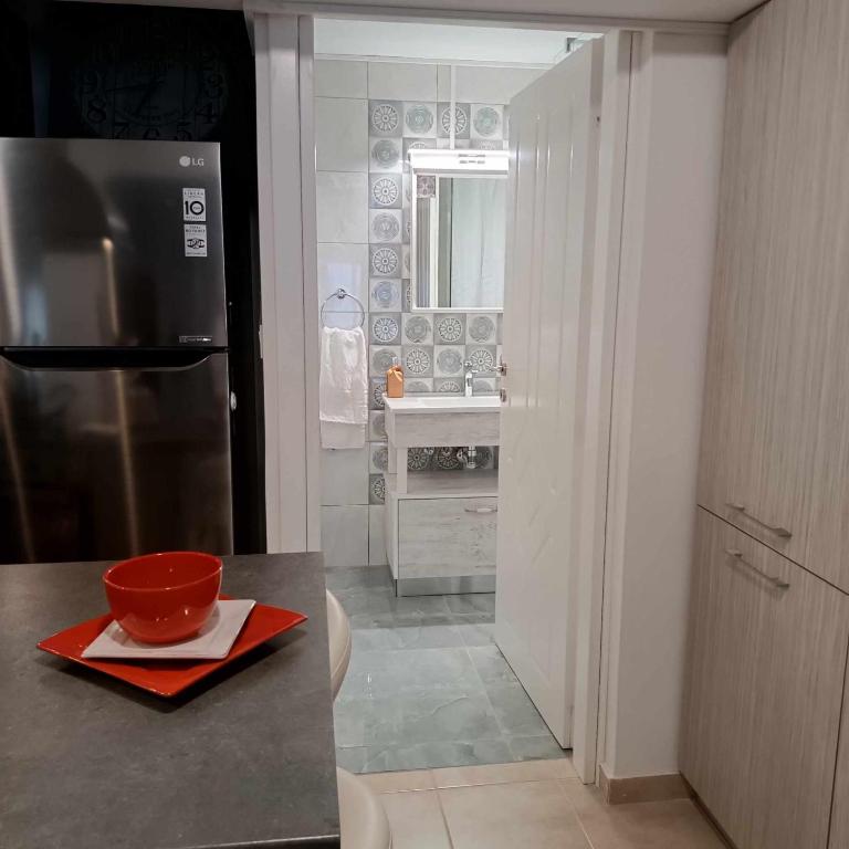 Kuchyň nebo kuchyňský kout v ubytování Villa Vista