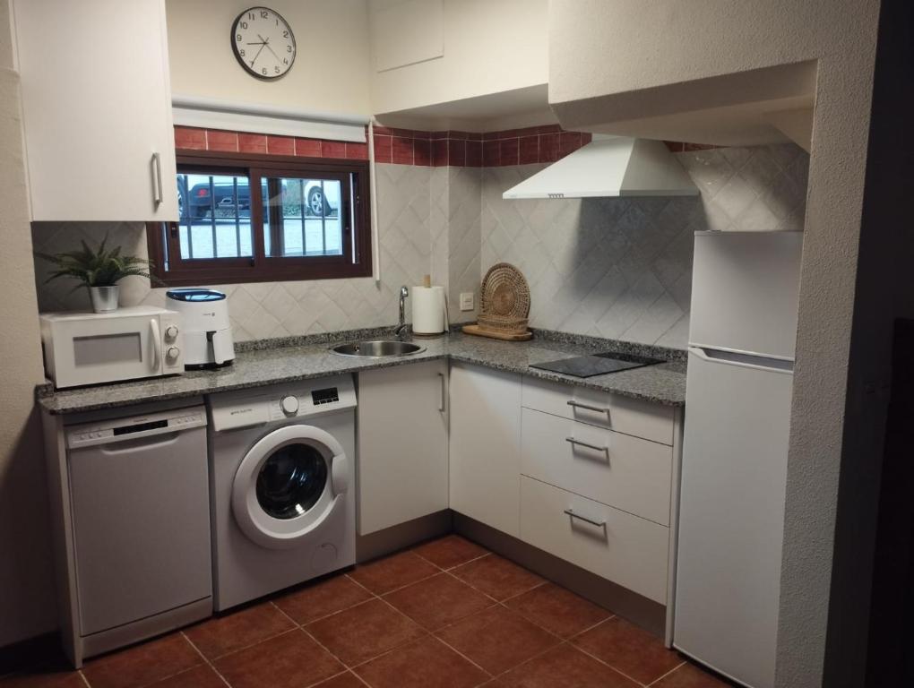 Η κουζίνα ή μικρή κουζίνα στο Casa Rural Estrella, 2 adultos