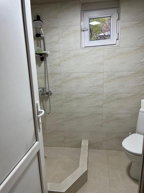Koupelna v ubytování Guest House "SVANETI"