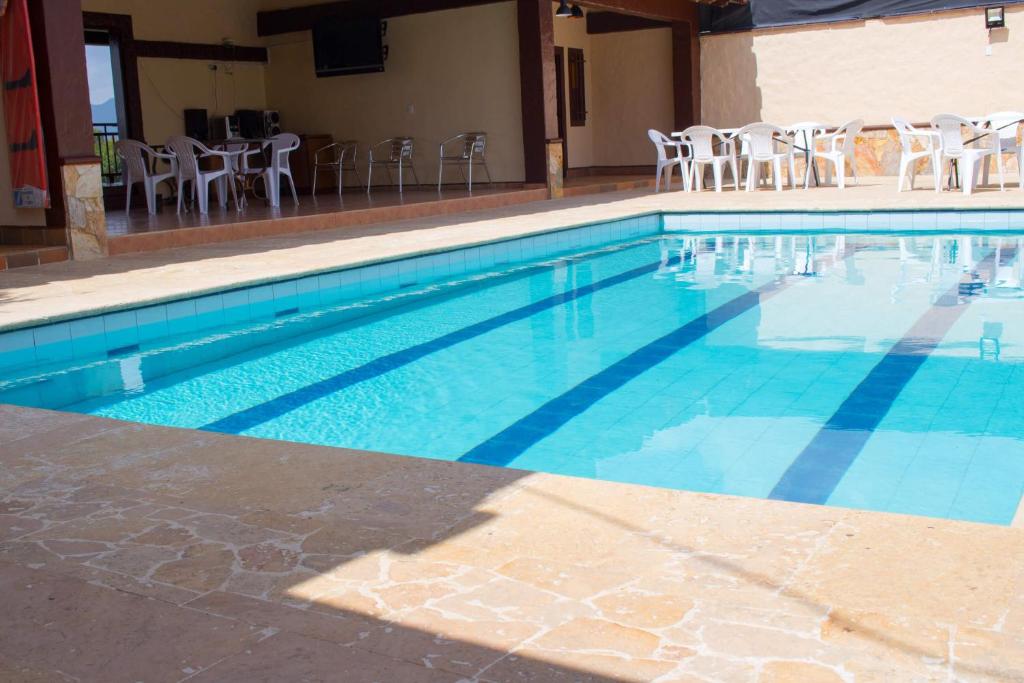Bazén v ubytování Hostal Inn II Rionegro nebo v jeho okolí