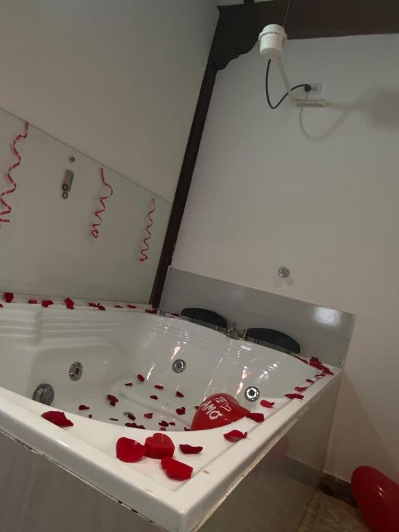 Koupelna v ubytování Hostal Inn II Rionegro