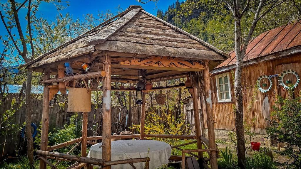 Zahrada ubytování Guest House "SVANETI"
