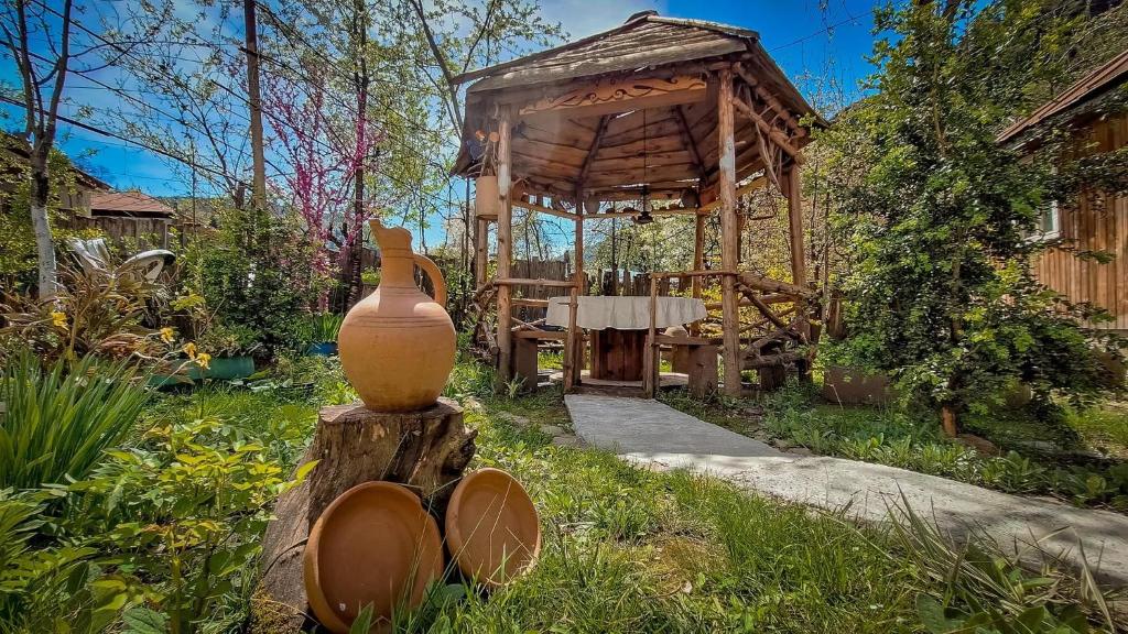 Zahrada ubytování Guest House "SVANETI"