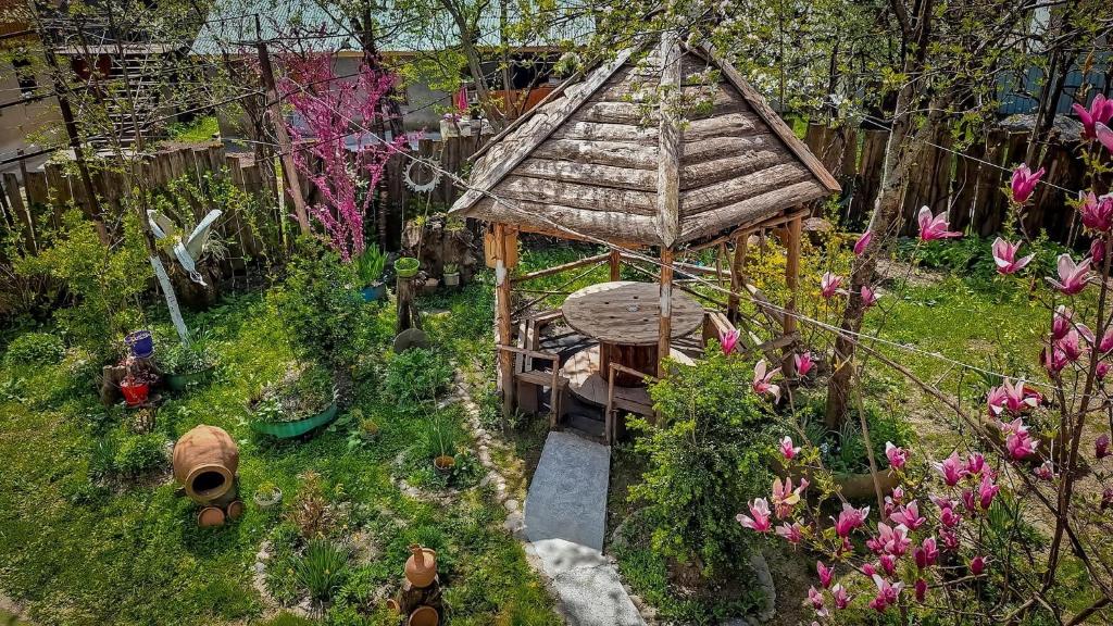 Zahrada ubytování Guest House "SVANETI"