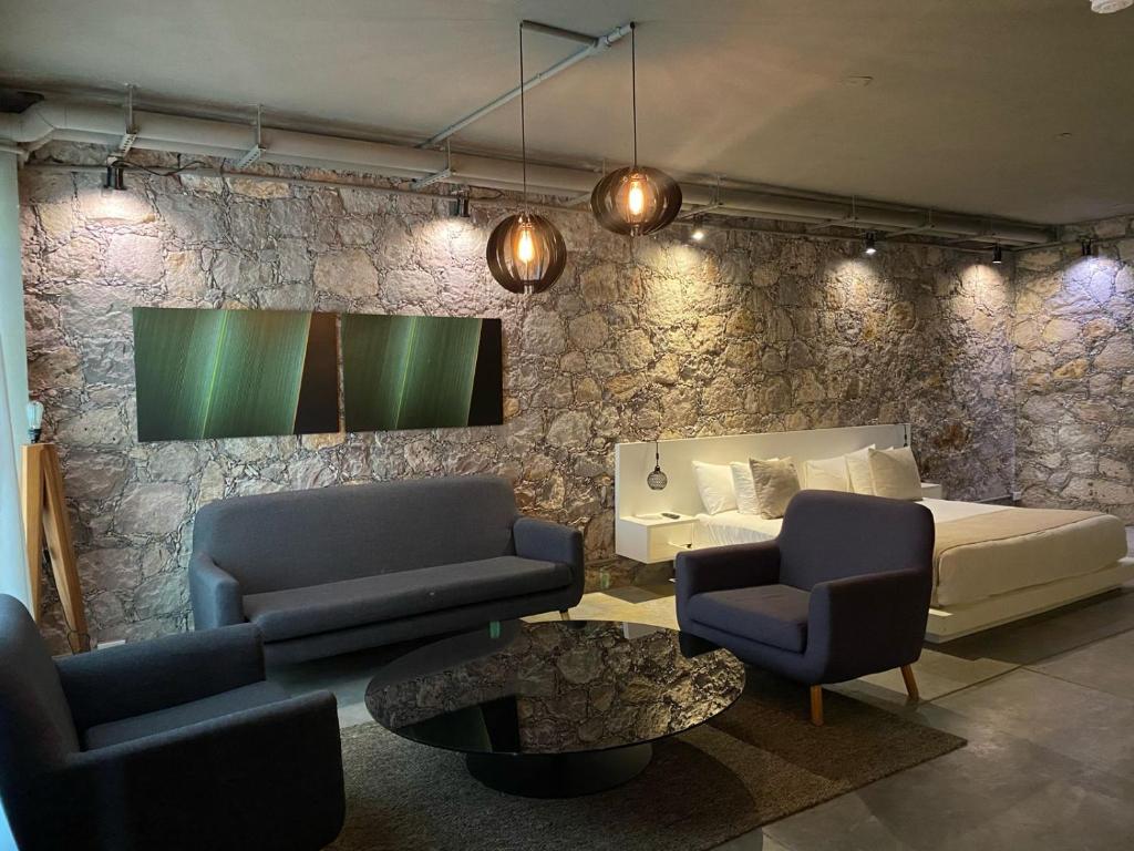 Posezení v ubytování Ilo Rojo Hotel Boutique