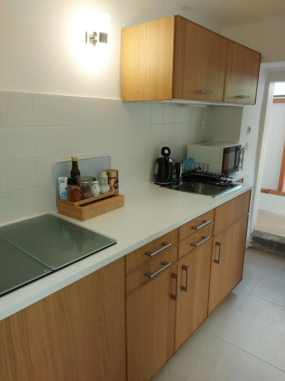 A kitchen or kitchenette at Haus Catull