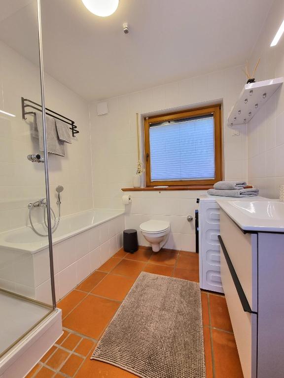 Koupelna v ubytování Ferienhaus Heckler