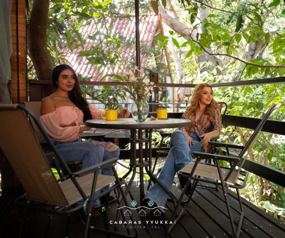 Balkón nebo terasa v ubytování Hotel cabañas yyukkai