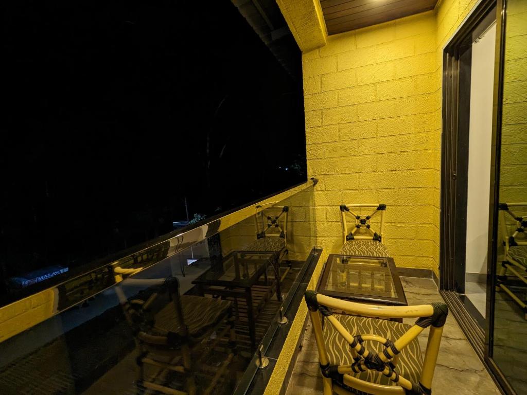 Balkón nebo terasa v ubytování Hotel and Villa Samarth Palace