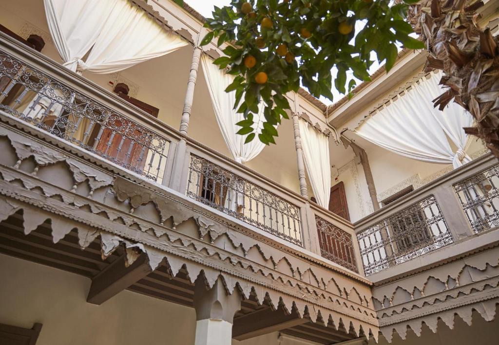 Balkón nebo terasa v ubytování Riad Les Jardins d'Henia