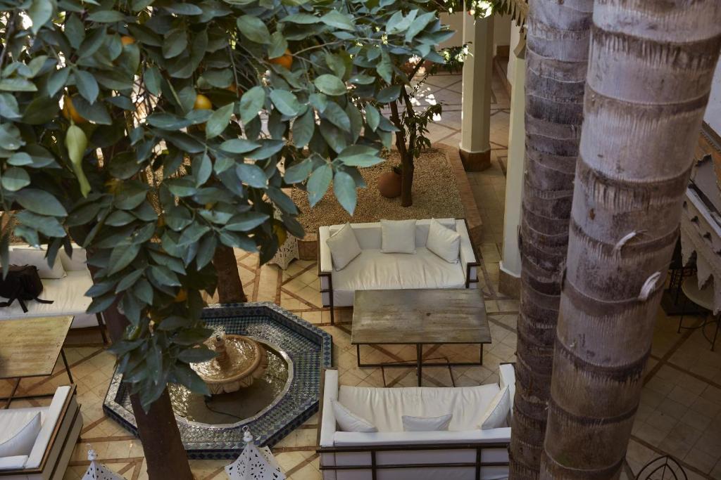 Posezení v ubytování Riad Les Jardins d'Henia