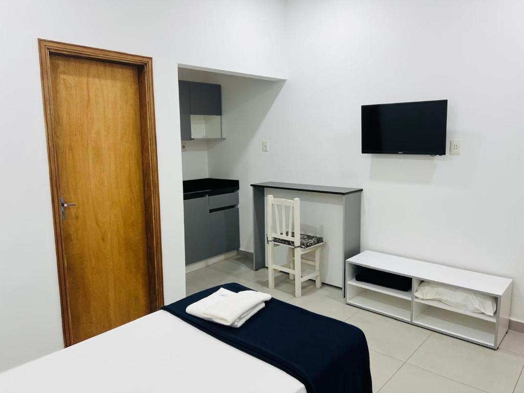 TV a/nebo společenská místnost v ubytování Casa de Mia