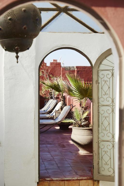 Posezení v ubytování Riad Les Jardins d'Henia