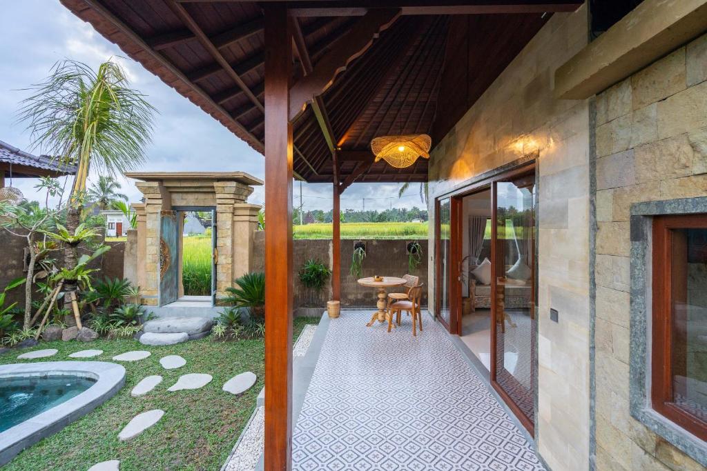 Zahrada ubytování Sawah Sebatu Villa