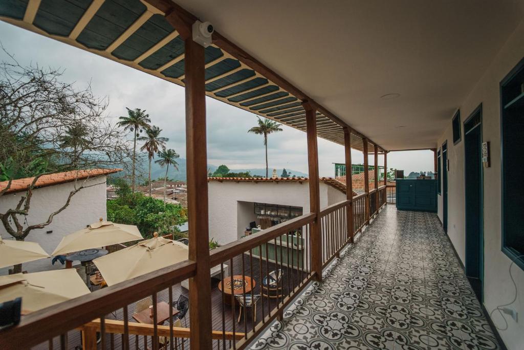 Ein Balkon oder eine Terrasse in der Unterkunft Cocli Hotel Boutique Salento