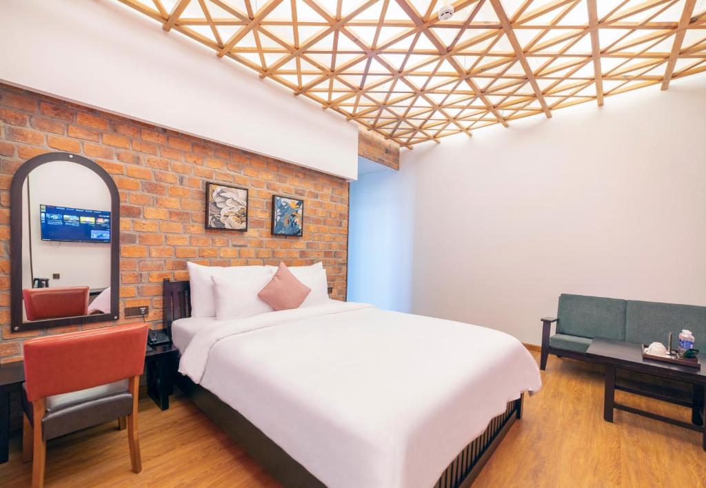 Brick House Dalat Hotel - غرفة ديلوكس مزدوجة