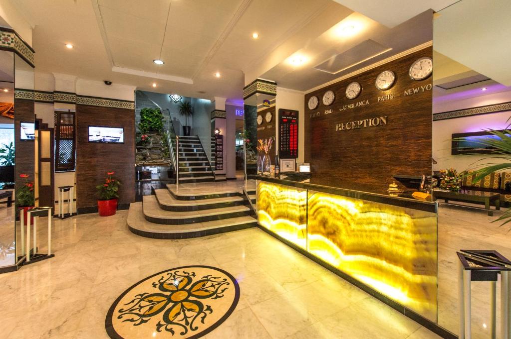 El lobby o recepción de Hotel Toubkal