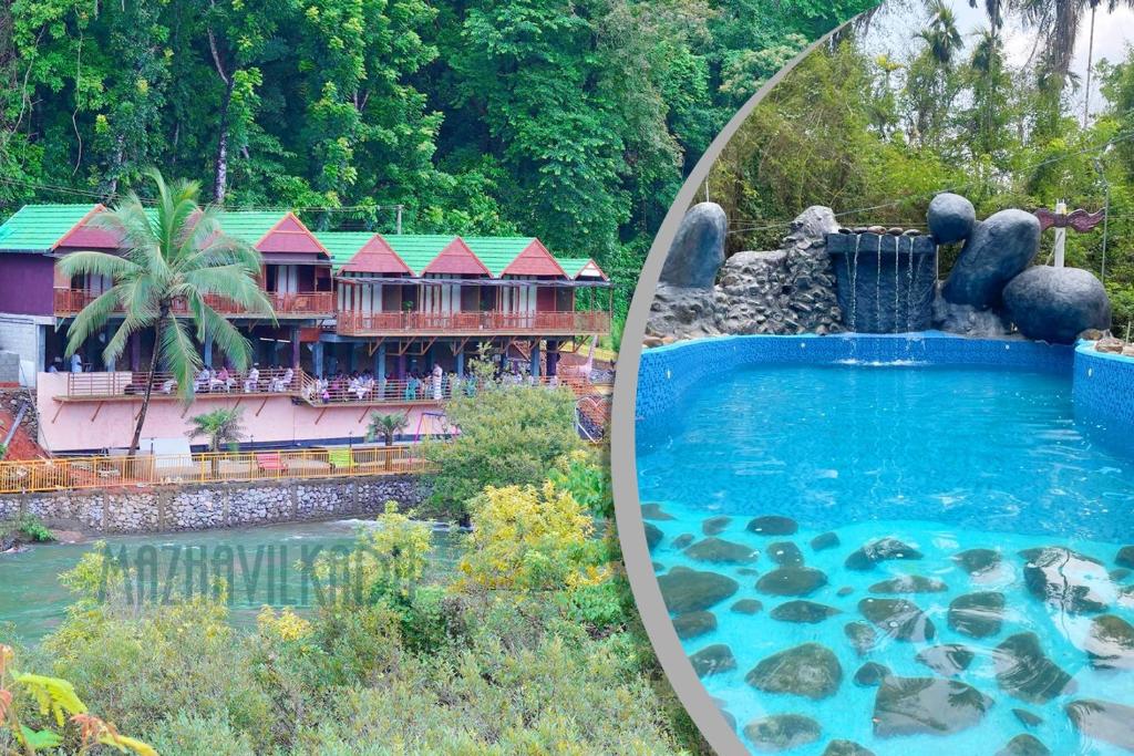 สระว่ายน้ำที่อยู่ใกล้ ๆ หรือใน Mazhavilkadu ForestResort & Restaurant