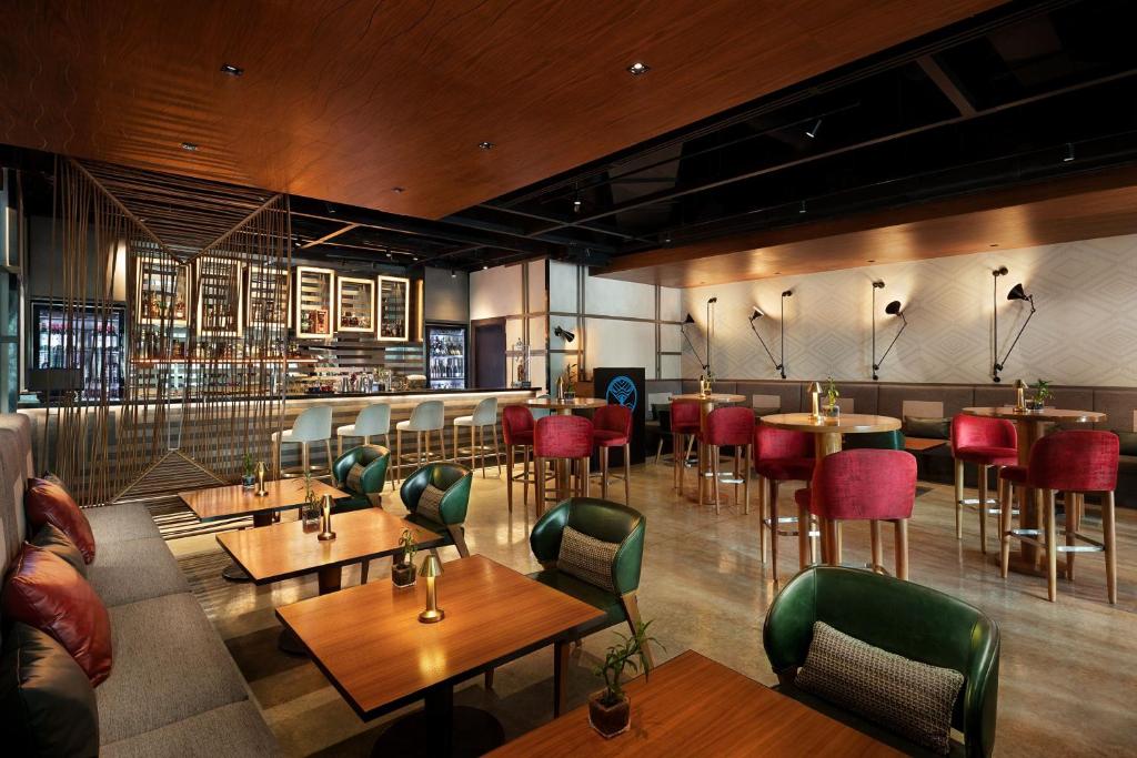 Χώρος καθιστικού στο Lagos Marriott Hotel Ikeja