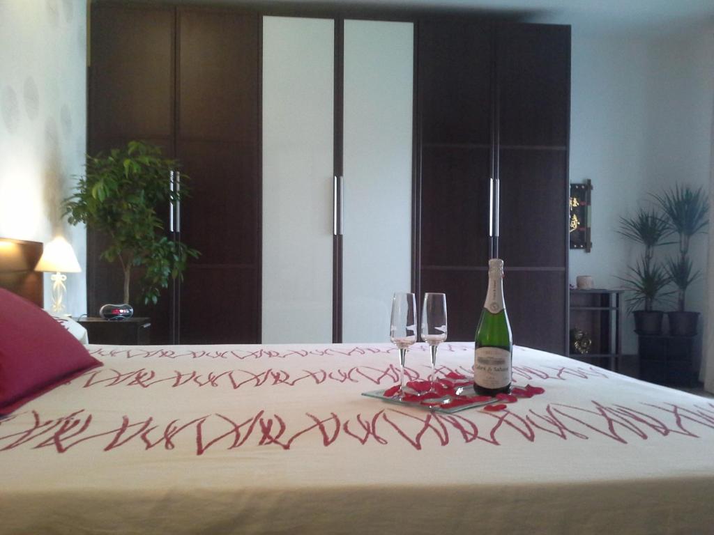 Postel nebo postele na pokoji v ubytování B&B Com a Casa Teva