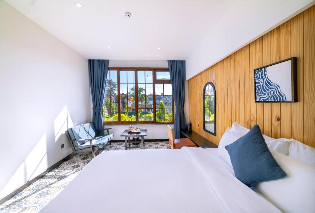 Brick House Dalat Hotel - غرفة ديلوكس