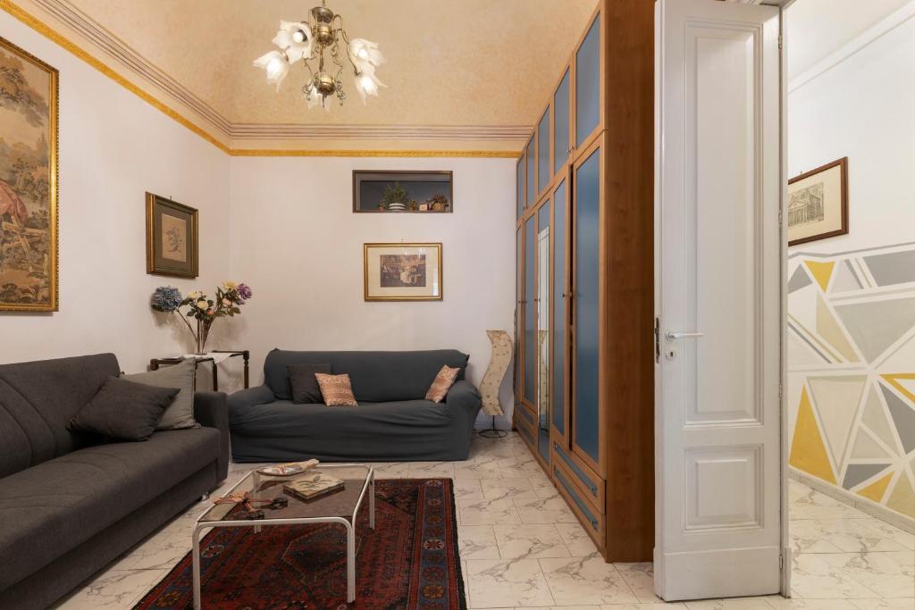 A seating area at La casa di nonna Lilla