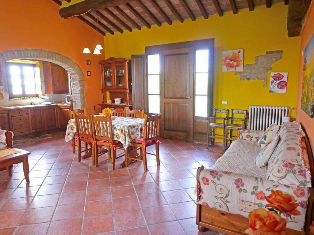 Giường trong phòng chung tại Casa Country House Girasole vakantie huis-WAKACJE HUIS