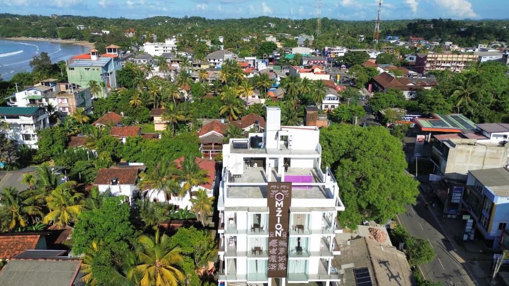 Nespecifikovaný výhled na destinaci Weligama nebo výhled na město při pohledu z hotelu