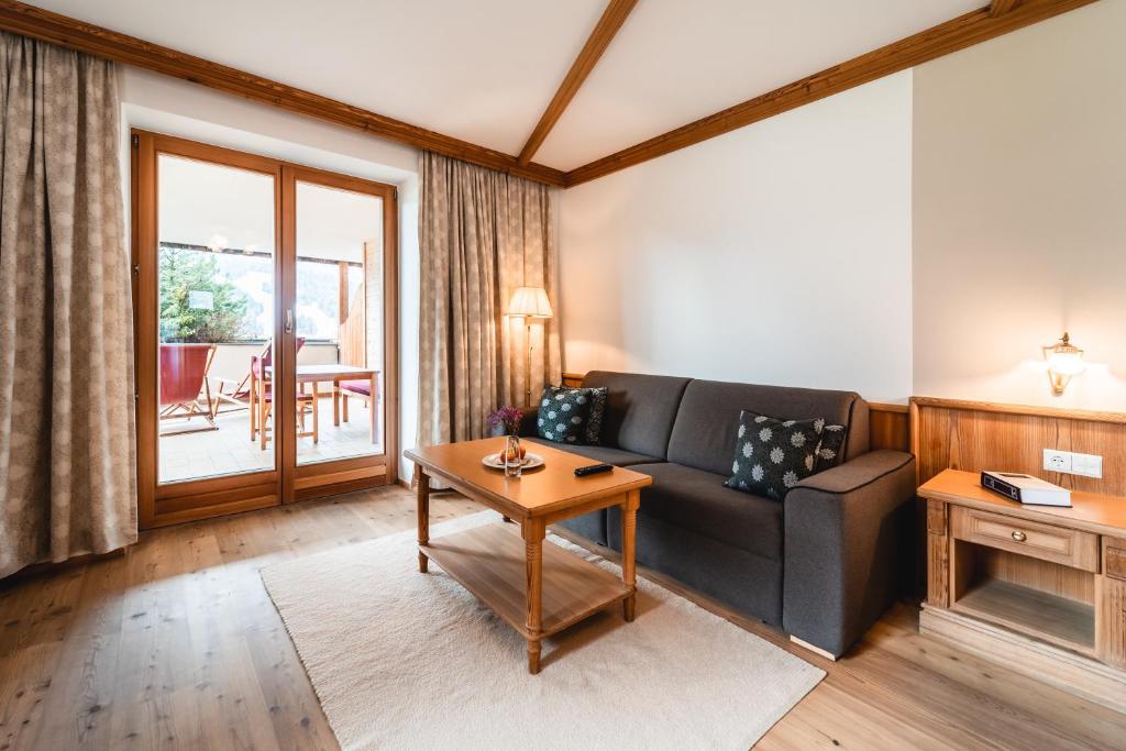 Posezení v ubytování Naturhotel Leitlhof