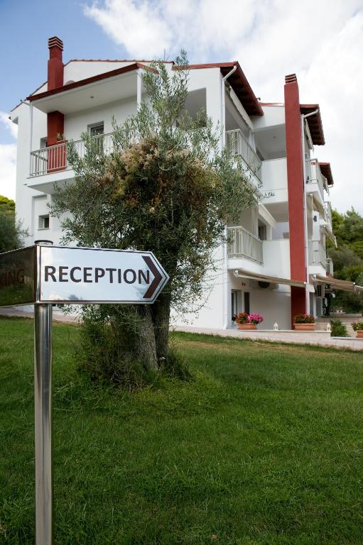 Budova, kde se aparthotel nachází