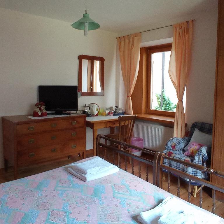 TV a/nebo společenská místnost v ubytování ROOM AURORA