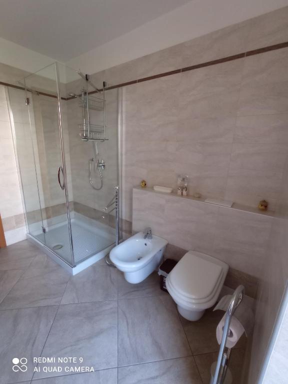Koupelna v ubytování ROOM AURORA