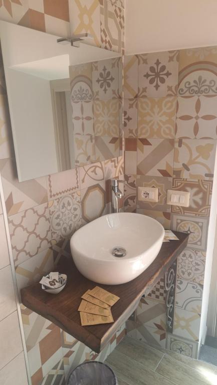 Kúpeľňa v ubytovaní B&B Le Vie del Borgo
