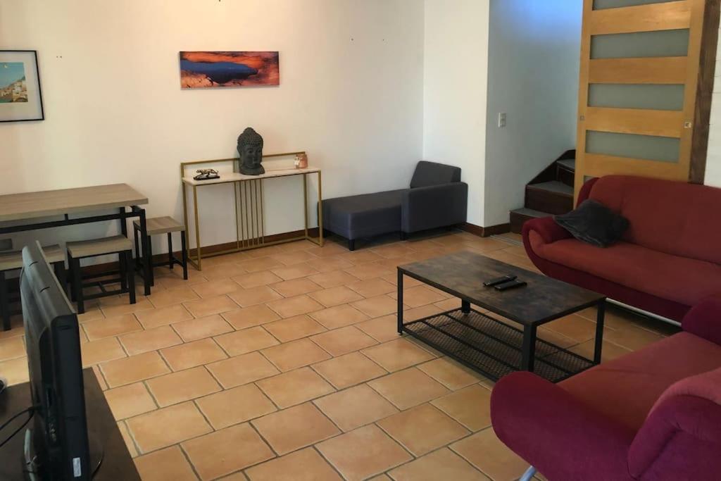 Posezení v ubytování Maison avec vue sur le Viscos