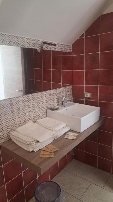 Kúpeľňa v ubytovaní B&B Le Vie del Borgo
