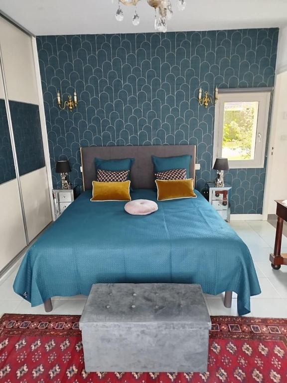 Postel nebo postele na pokoji v ubytování LE LOGIS VINEA
