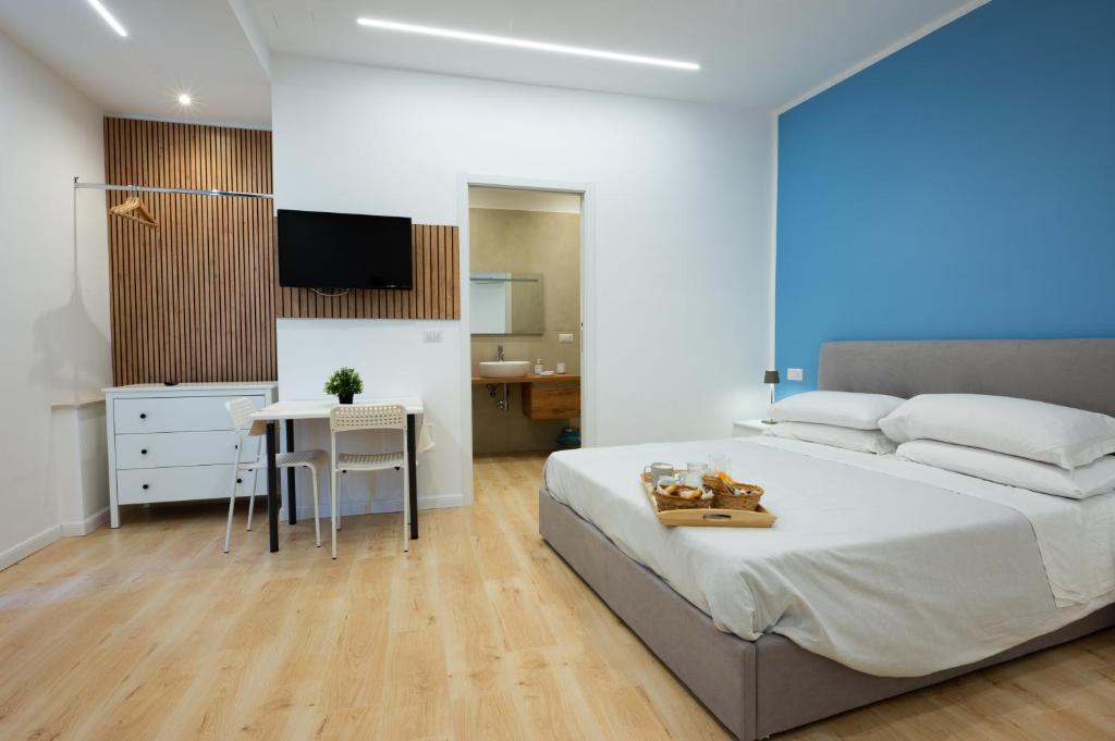 TV a/nebo společenská místnost v ubytování B&B del Sole