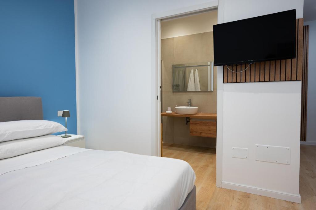 Postel nebo postele na pokoji v ubytování B&B del Sole